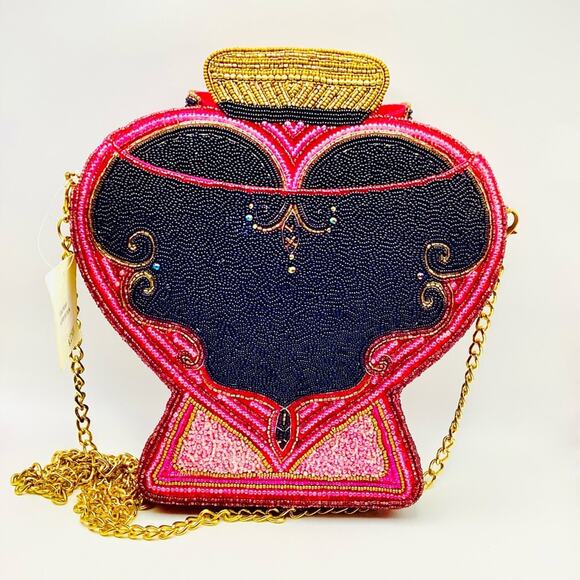 Mary Frances Love Potion Pink Beaded Clutch - Picture 4 of 14